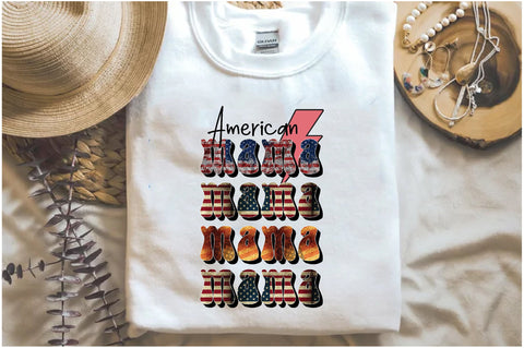 American Mama 4th of July Sublimation Sublimation Jagonath Roy 