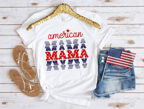 American Mama and Mini SVG, 4th of July SVG, Fourth Of July Svg, Patriotic shirt Svg SVG TonisArtStudio 