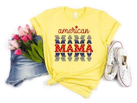 American Mama SVG PNG, 4th of july Svg Cut File SVG TonisArtStudio 