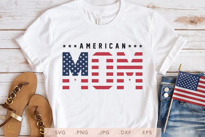 American Mom SVG DXF JPG PNG EPS SVG Nanda Bayu 