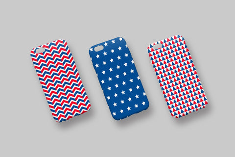 American Patriotic Digital Paper. Independence Day Seamless Pattern Digital Pattern LaBelezoka 