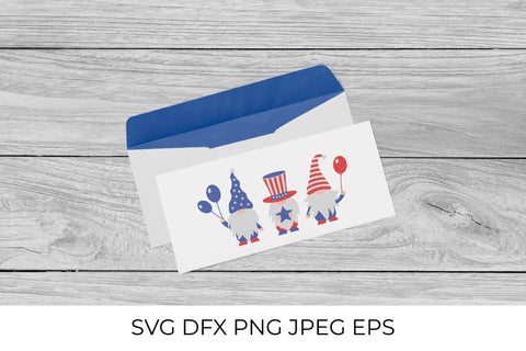 American patriotic gnomes. USA Independence day SVG SVG LaBelezoka 