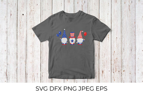 American patriotic gnomes. USA Independence day SVG SVG LaBelezoka 