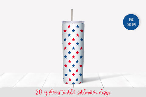 American Patriotic Tumbler Sublimation Wrap Sublimation Vera Fedorova 