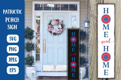 American Patriotic Welcome Home Porch Sign. 4th of July SVG SVG LaBelezoka 