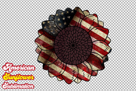 American Sunflower Sublimation Bundle Sublimation Rupkotha 