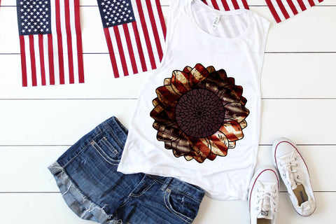 American Sunflower Sublimation Sublimation Rupkotha 