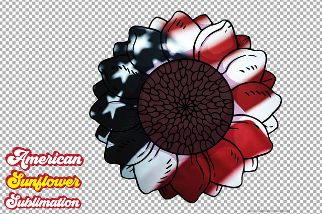 American Sunflower Sublimation Sublimation Rupkotha 