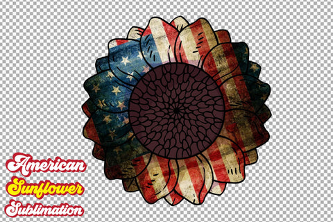 American Sunflower Sublimation Sublimation Rupkotha 