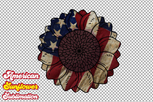 American Sunflower Sublimation Sublimation Rupkotha 