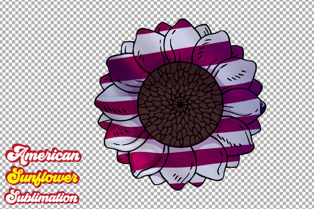 American Sunflower Sublimation Sublimation Rupkotha 