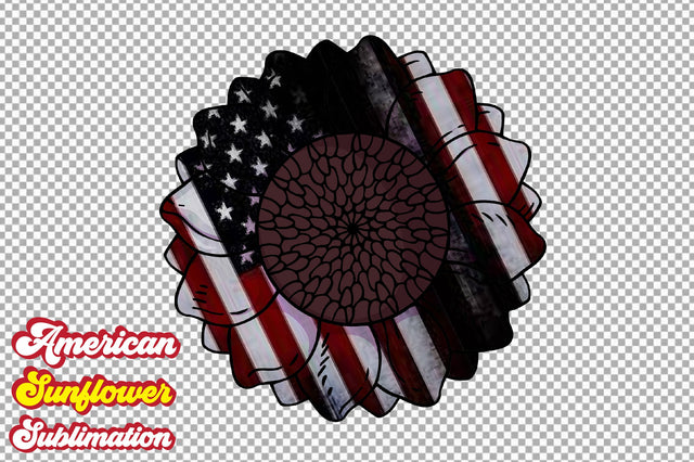 American Sunflower Sublimation Sublimation Rupkotha 