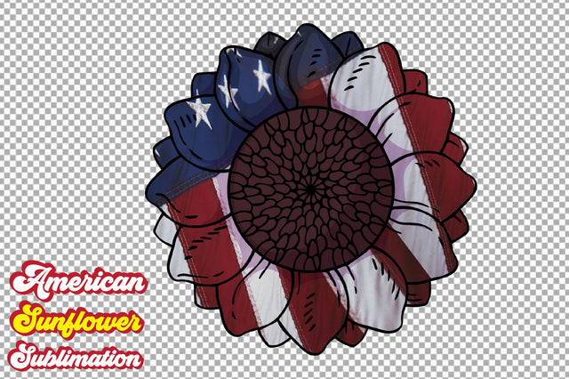 American Sunflower Sublimation Sublimation Rupkotha 