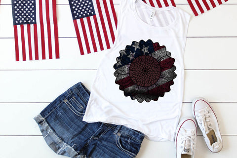 American Sunflower Sublimation Sublimation Rupkotha 