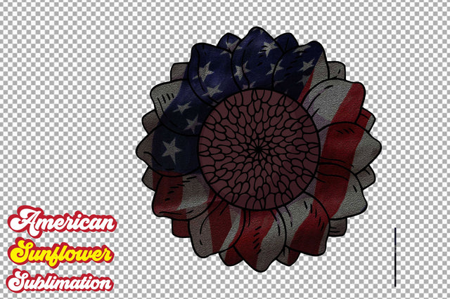 American Sunflower Sublimation Sublimation Rupkotha 