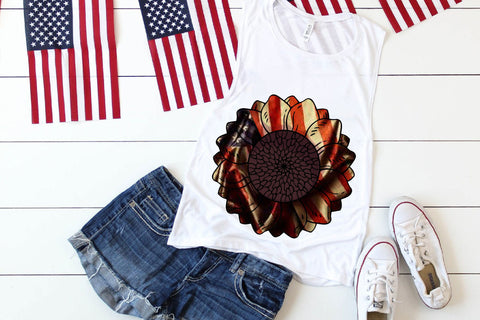 American Sunflower Sublimation Sublimation Rupkotha 