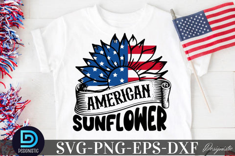 American sunflower, Sunflower 4th July SVG SVG DESIGNISTIC 