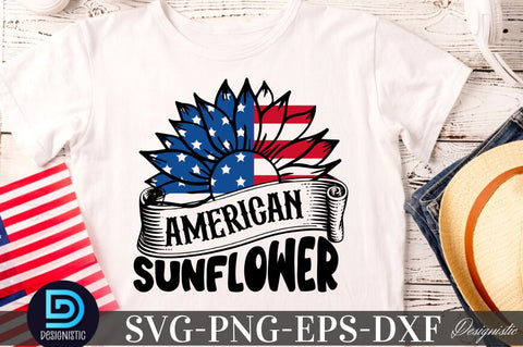 American sunflower, Sunflower 4th July SVG SVG DESIGNISTIC 