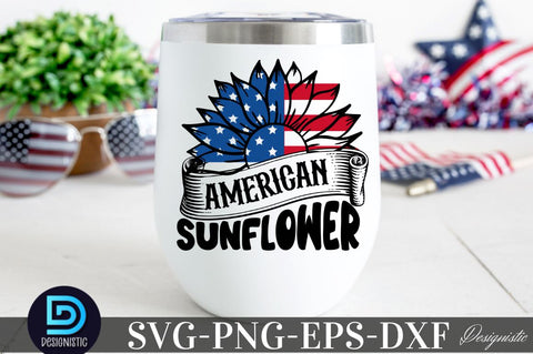 American sunflower, Sunflower 4th July SVG SVG DESIGNISTIC 