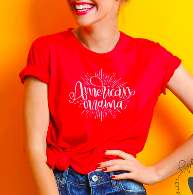 American SVG | American Mama | 4th of July SVG SVG So Fontsy Design Shop 