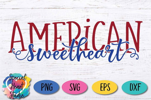 American Sweetheart SVG Special Heart Studio 