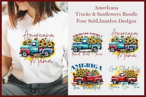 Americana Trucks Sublimation Bundle Sublimation Jagonath Roy 