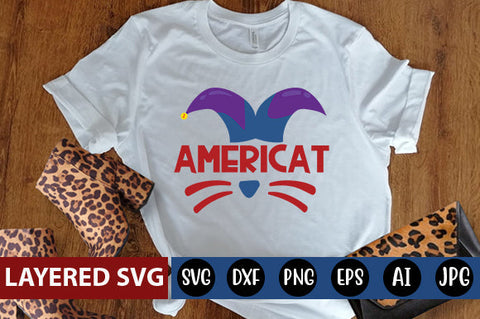Americat SVG cut file SVG Blessedprint 