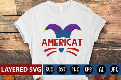 Americat SVG cut file SVG Blessedprint 