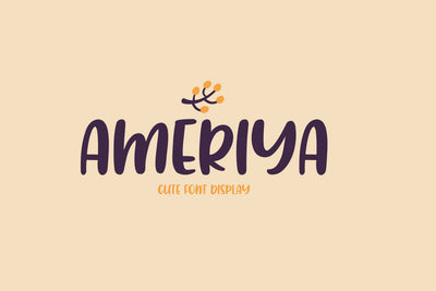 Ameriya Font Font Fauz 