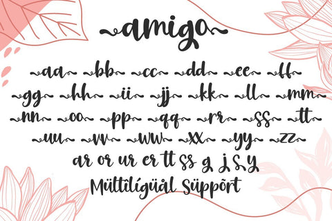 Amigo Font Fallen Graphic Studio 