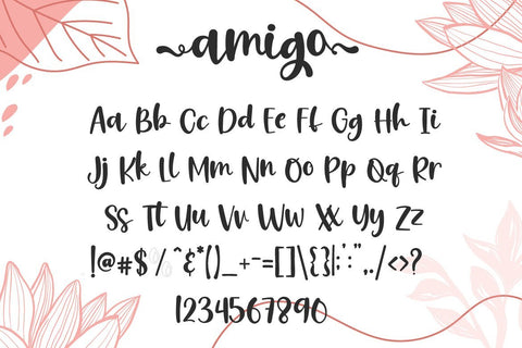 Amigo Font Fallen Graphic Studio 