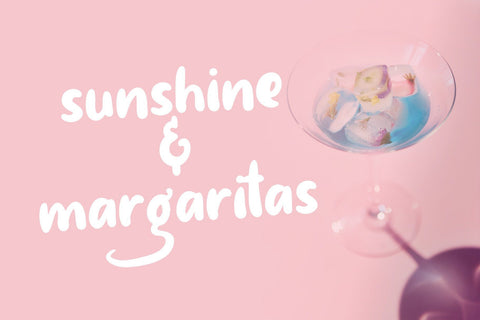 Amigos - Summer Font Font Dm Letter Studio 