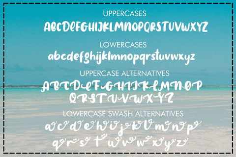 Amigos - Summer Font Font Dm Letter Studio 