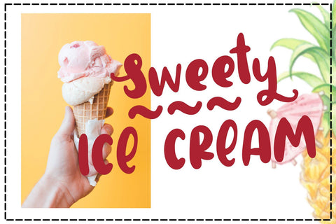 Amigos - Summer Font Font Dm Letter Studio 