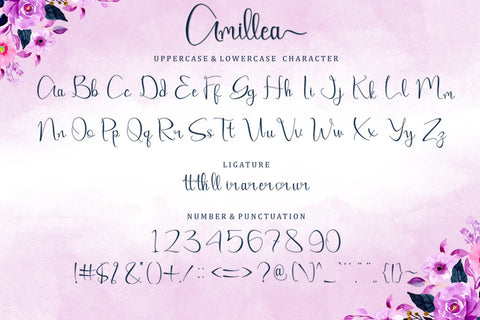 Amillea Font Sakha Design Studio 