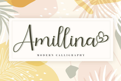 Amillina Font AEN Creative Store 