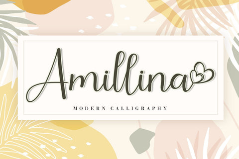 Amillina Font AEN Creative Store 