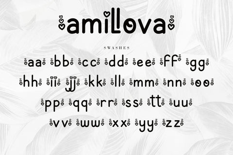 Amillova Font AEN Creative Store 