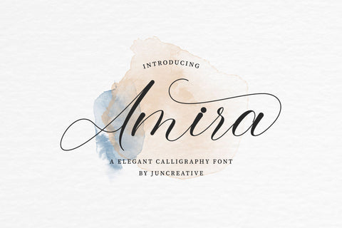 Amira Font Jun Creative 