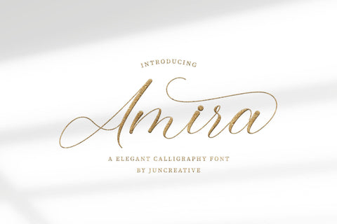 Amira Font Jun Creative 