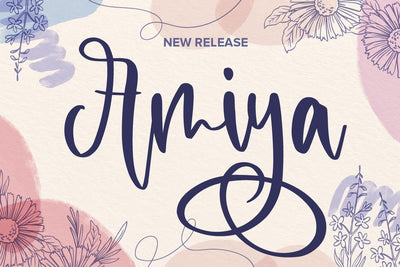 Amiya Font Fallen Graphic Studio 