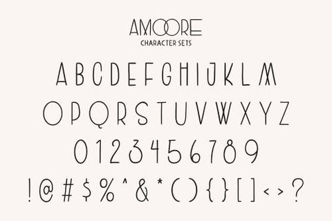 Amoore Font Garisman Studio 