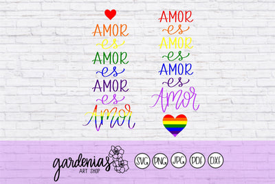 Amor es Amor SVG Gardenias Art Shop 