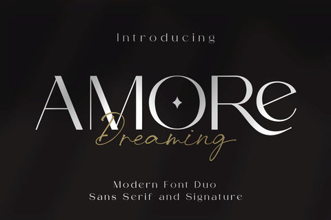 Amore Dreaming Font Zeenesia Std 
