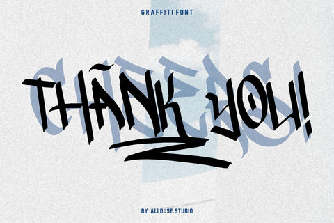Amperas - Graffiti Font Font Allouse.Studio 
