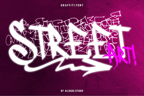 Amperas - Graffiti Font Font Allouse.Studio 