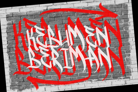 Amperas - Graffiti Font Font Allouse.Studio 