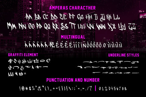 Amperas - Graffiti Font Font Allouse.Studio 