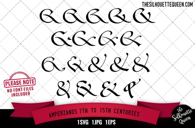 Amperzands 7th to 15th Centuries SVG Loveleen Kaur 