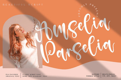 Amselia Parselia Font Wildan Type 